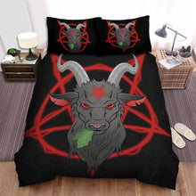 Load image into Gallery viewer, The Demon Goat Vegetarian Bed Sheets Spread Duvet Cover Bedding Sets
