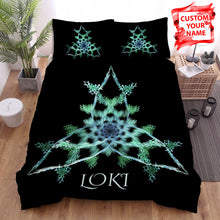 Load image into Gallery viewer, Viking Triquetra Viking Nordic Bed Sheets Spread Comforter Duvet Cover Bedding Sets