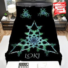 Load image into Gallery viewer, Viking Triquetra Viking Nordic Bed Sheets Spread Comforter Duvet Cover Bedding Sets