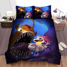 Load image into Gallery viewer, The Wild Animal - The Axolotl And The Hunter Bed Sheets Spread Duvet Cover Bedding Sets