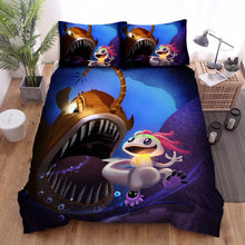 Load image into Gallery viewer, The Wild Animal - The Axolotl And The Hunter Bed Sheets Spread Duvet Cover Bedding Sets