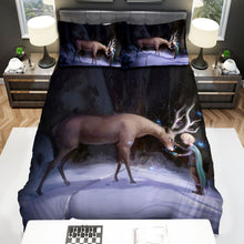 Load image into Gallery viewer, The Wildlife - The Deer And A Boy Bed Sheets Spread Duvet Cover Bedding Sets