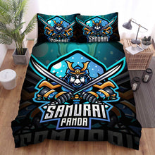 Load image into Gallery viewer, The Cute Animal - The Panda Samurai Logo Bed Sheets Spread Duvet Cover Bedding Sets