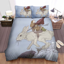 Load image into Gallery viewer, The Wild Animal - The Mouse Knight On A Hare Bed Sheets Spread Duvet Cover Bedding Sets