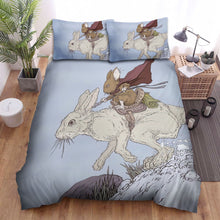 Load image into Gallery viewer, The Wild Animal - The Mouse Knight On A Hare Bed Sheets Spread Duvet Cover Bedding Sets