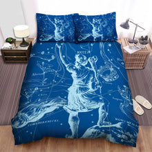 Load image into Gallery viewer, Boötes Constellation Map Bed Sheets Spread Comforter Duvet Cover Bedding Sets