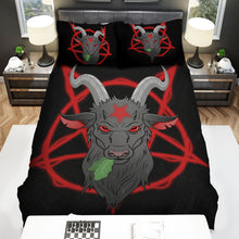 Load image into Gallery viewer, The Demon Goat Vegetarian Bed Sheets Spread Duvet Cover Bedding Sets
